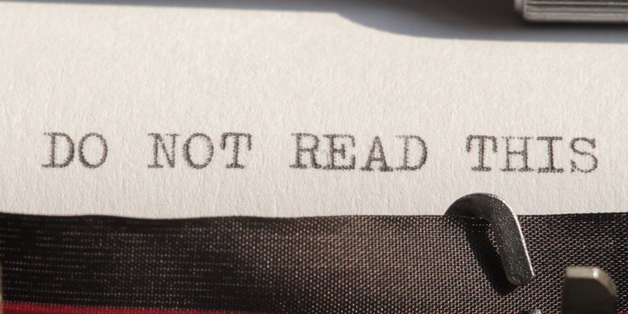 Do not read this | Rich LeBrun, Franchise Consultant