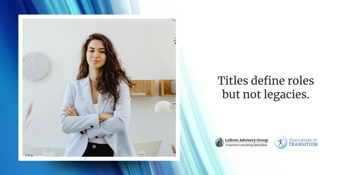 From Executive to Entrepreneur: The Identity Shift | LeBrun Advisory Group | Rich LeBrun