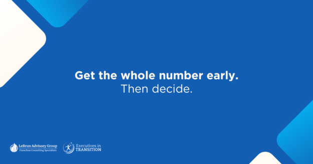 The Out the Door Number Every Franchise Buyer Should Ask For | LeBrun Advisory Group | Rich LeBrun